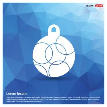 Christmas Ball Icon Stock Illustration