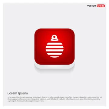 Christmas Ball Icon Stock Illustration