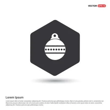 Christmas Ball Icon Stock Illustration
