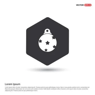 Christmas Ball Icon Stock Illustration