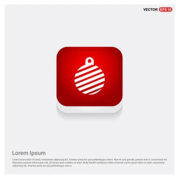 Christmas Ball Icon Stock Illustration