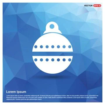 Christmas Ball Icon Stock Illustration