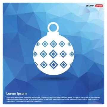 Christmas Ball Icon Stock Illustration