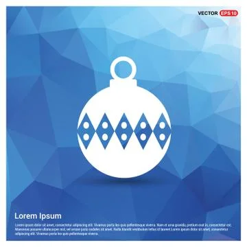 Christmas Ball Icon Stock Illustration