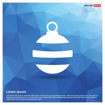 Christmas Ball Icon Stock Illustration
