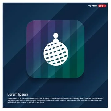 Christmas Ball Icon Stock Illustration