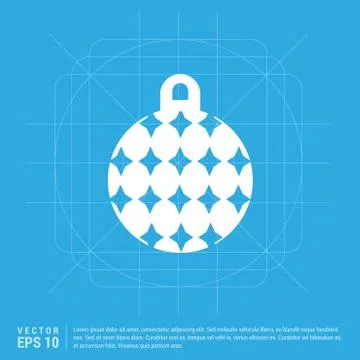 Christmas Ball Icon Stock Illustration