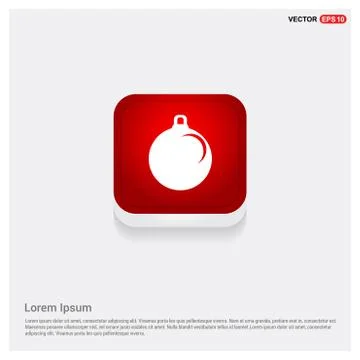 Christmas Ball Icon Stock Illustration