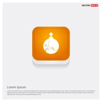 Christmas Ball Icon Stock Illustration
