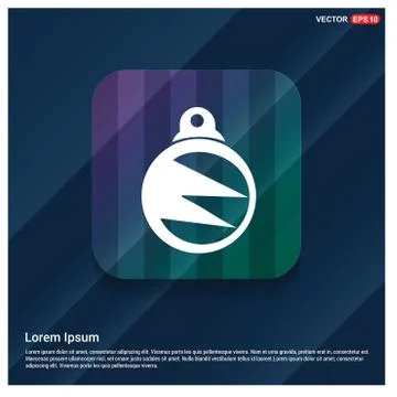 Christmas Ball Icon Stock Illustration