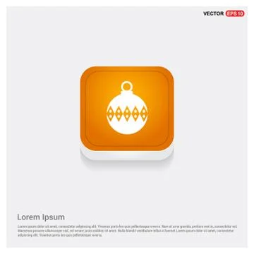 Christmas Ball Icon Stock Illustration