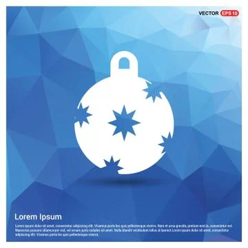 Christmas Ball Icon Stock Illustration