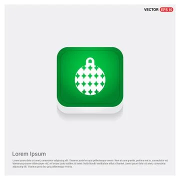 Christmas Ball Icon Stock Illustration