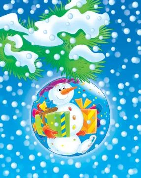 Christmas ball Stock Illustration