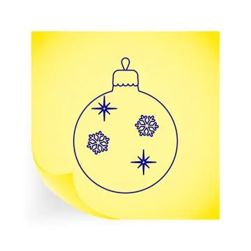 Christmas ball Stock Illustration