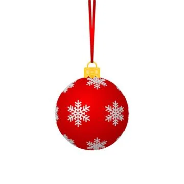 Christmas ball Illustrazione stock