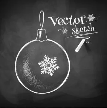 Christmas ball Stock Illustration