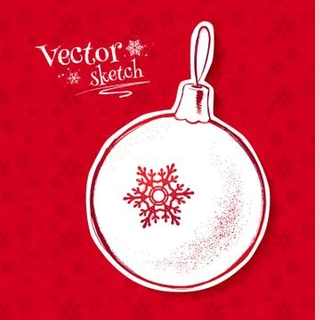 Christmas ball Stock Illustration
