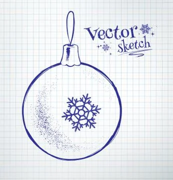 Christmas ball Stock Illustration