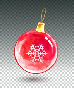 Christmas ball Illustrazione stock