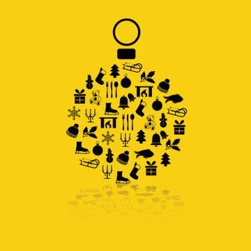 Christmas ball Stock Illustration