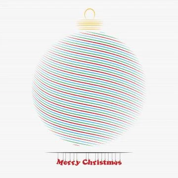 Christmas ball Stock Illustration