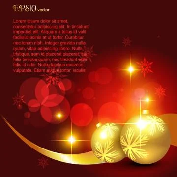 Christmas ball Stock Illustration