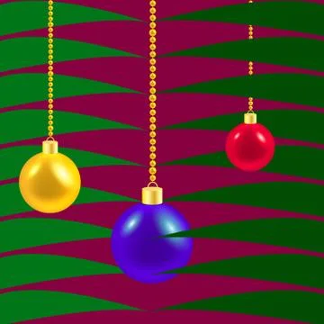 Christmas ball Stock Illustration