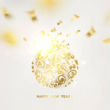 Christmas ball. Stock Illustration