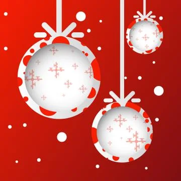 Christmas ball Illustrazione stock