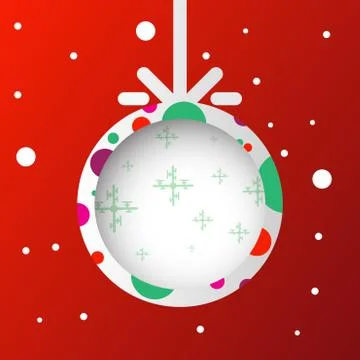 Christmas ball Stock Illustration