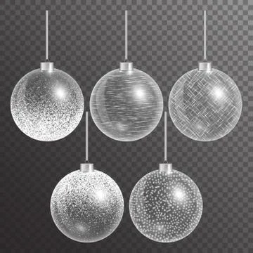 Christmas ball isolated Stock Illustration