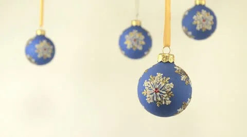 Christmas ball rotation Video stock 9489175