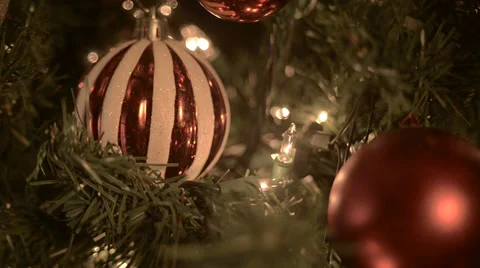 Christmas ball stripes Stock Footage 31627307
