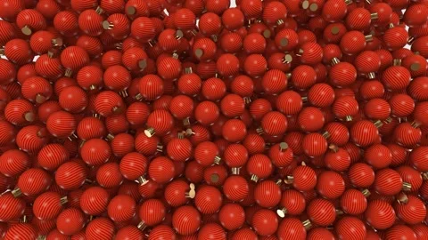 Christmas Ball Transition Stock Footage 292069901