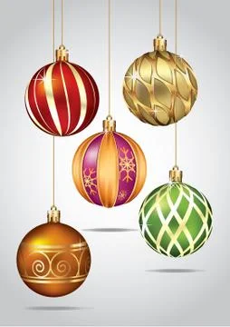 Christmas ball. Vector Illustrations. Stock-Illustration
