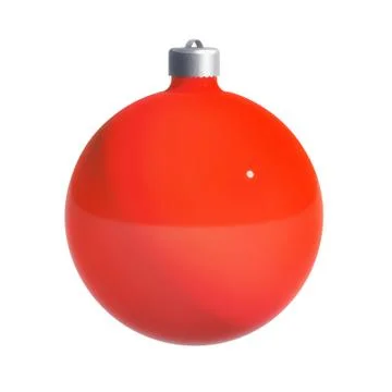Christmas ball w/ path Stock Illustration