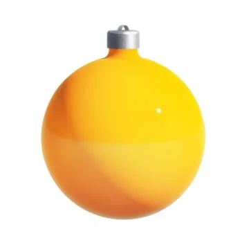 Christmas ball w/ path Stock Illustration
