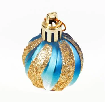 Christmas ball on white background, isolate Foto stock