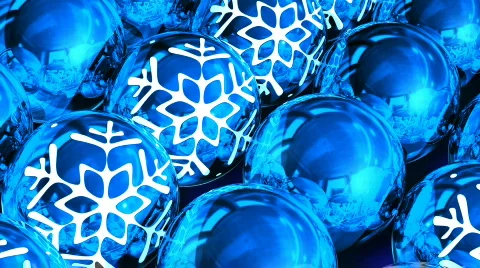 Christmas balls background. Loop Video stock 871911