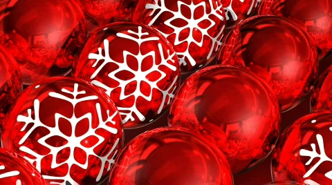 Christmas balls background. Loop Stock-Footage 873269