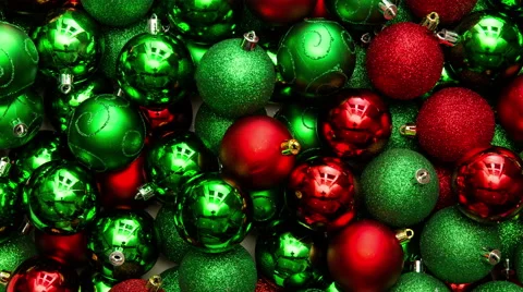 Christmas balls decorations pan background 스톡 동영상 49533238