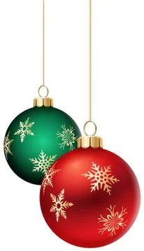 Christmas balls with different patterns on white.  illustration. Stock Illustration