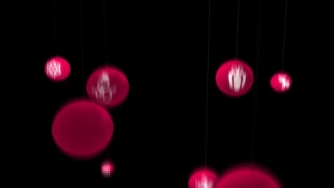 Christmas Balls Falling Stock Footage 70451379