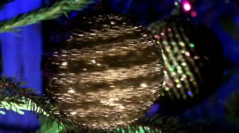 Christmas balls Stock Footage 10587918