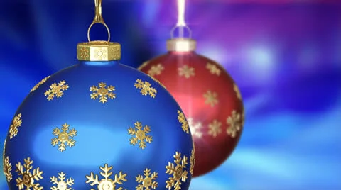 Christmas balls Stock Footage 24738297