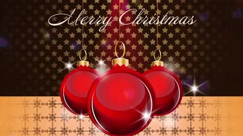 Christmas balls Stock Footage 42570083