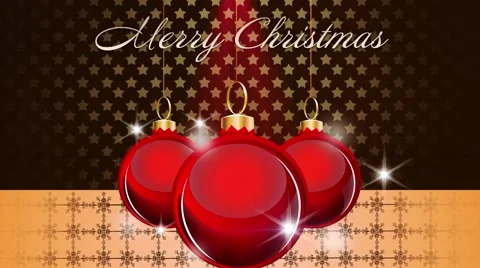 Christmas balls Stock Footage 42571131