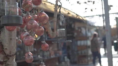 Christmas balls  Stock Footage 84568542