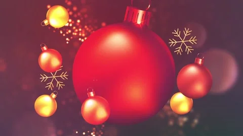 Christmas Balls Stock Footage 168149912